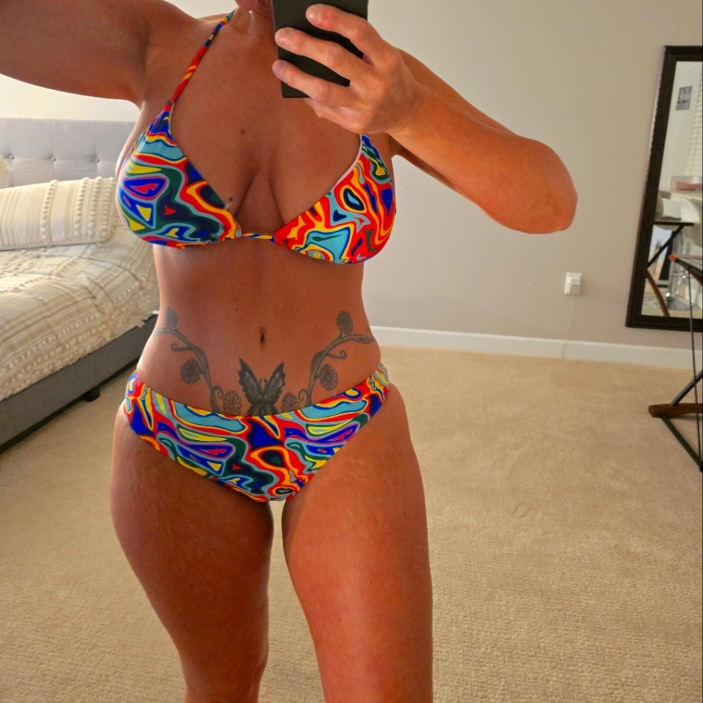 Pg1 #15 Colorful Swirl Bikini Set